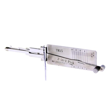 Original Lishi ORIGINAL LISHI: Mercedes Flat 10-Cut YM15 2-in-1 Pick OLS-YM15